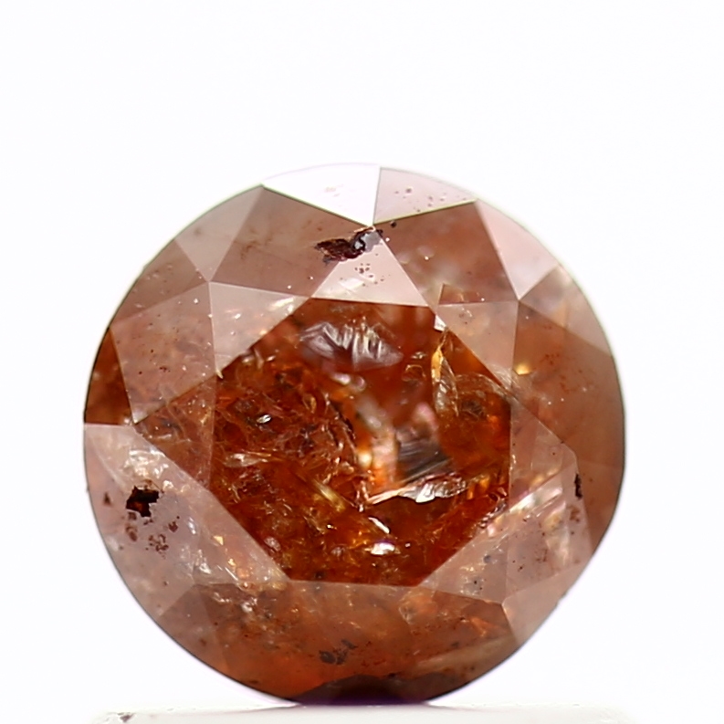 0.94 Carat Fancy Red Rustic Round Shape Natural Loose Diamond